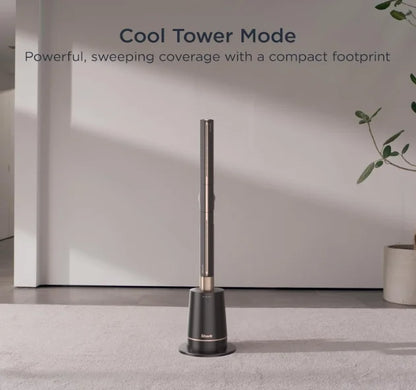 ❄Shark TurboBlade Fan — Ultra-powerful bladeless tower fan, high-performance cooling up to 80 feet, pivots and twists, 180° oscillation, 10 speeds